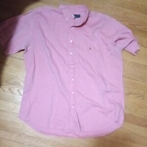 Ralph Lauren Pink Casual Button Down Shirt